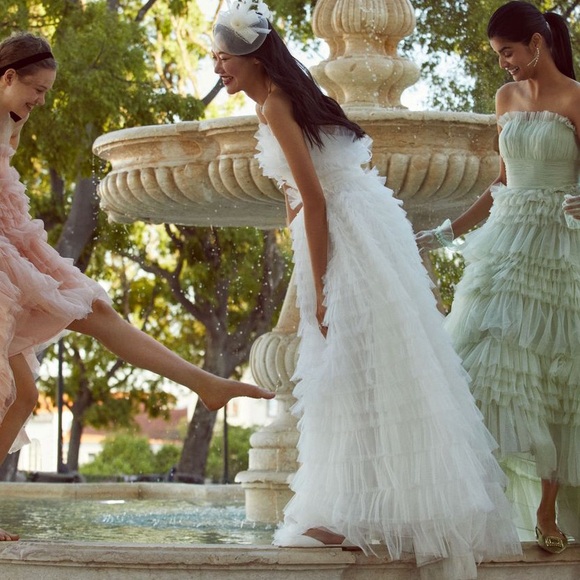 Mac Duggal Dresses & Skirts - MAC DUGGAL
Kylie Strapless Ruffle Wedding Gown Anthropologie